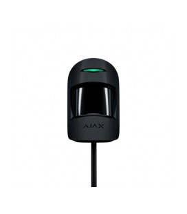 Проводной датчик движения c дополнительным сенсором Ajax MotionProtect Plus Fibra black