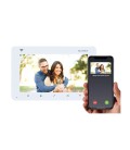 AHD видеодомофон Slinex SM-07N Cloud (white), 7” TFT экран, запись по движению, слот microSD, переадресация на тел Smart Call, 1