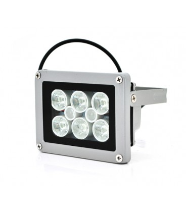 Прожектор направленный с сумеречным датчиком YOSO 12V 10W, 8LED, IP66, угол обзора 60°, дальность до 30м, 113*86*63мм, BOX