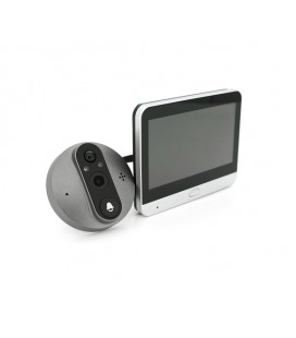 WiFi видео глазок YOSO EYE1MPM43 с дисплеем, памятью и звонком на батареях (удаленный просмотр APP Tuya smart)