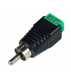 Разъем для подключения RCA-M с клеммами под кабель