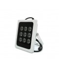 ИК-прожектор LW9-50IR009-12. 12V, 9W, 9LED, IP66, 850Нм, угол обзора 120°, дальность до 50м.