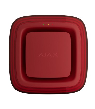 Беспроводной светозвуковой адресный пожарный оповещатель Ajax EN54 FireProtect (Sounder/VAD) Jeweller Red