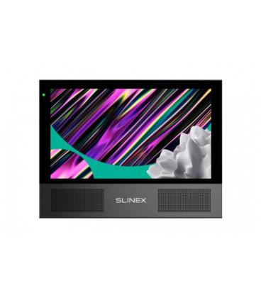 AHD видеодомофон Slinex Sonik 7 (black), 7” сенсорный IPS экран, запись по движению, слот microSD, 176×133×20 мм