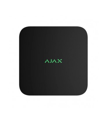 Сетевой видеорегистратор Ajax NVR DC (16ch) black, разрешенние до 4К, поддержка ONVIF/RTSP, декодирование H.265/H.264, емкость д