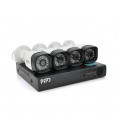 Комплект видеонаблюдения Outdoor 016-4-5MP Pipo (4 уличных камеры, кабеля, блок питания, видеорегистратор APP-Xmeye)
