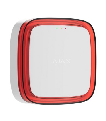 Беспроводной световой адресный пожарный оповещатель Ajax EN54 FireProtect (VAD) Jeweller White