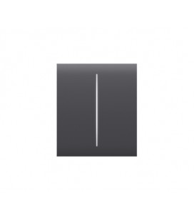 Центральная кнопка для двухклавишного выключателя Ajax CenterButton (2-gang) graphite