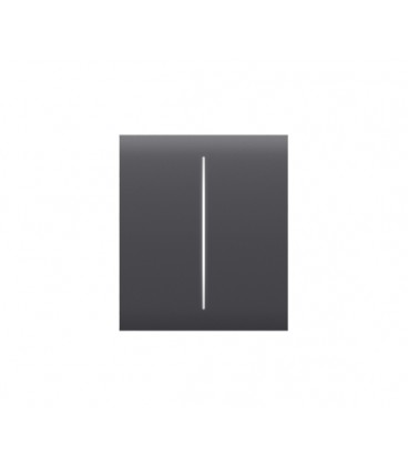 Центральная кнопка для двухклавишного выключателя Ajax CenterButton (2-gang) graphite