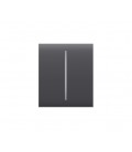 Центральная кнопка для двухклавишного выключателя Ajax CenterButton (2-gang) graphite