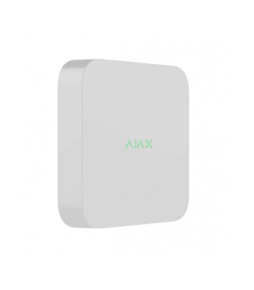 Сетевой видеорегистратор Ajax NVR DC (8ch) white, разрешенние до 4К, поддержка ONVIF/RTSP, декодирование H.265/H.264, емкость до