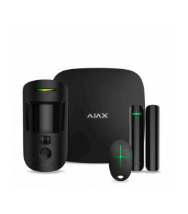 Комплект беспроводной сигнализации Ajax StarterKit Cam (HDR) black ( Hub 2/MotionCam(HDR)/DoorProtect/SpaceControl )