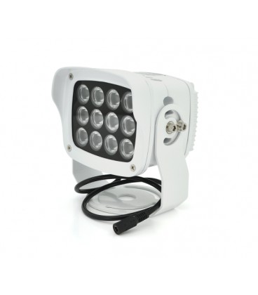 ИК-прожектор GY-IR70012. 12V, 6W, 12LED, IP66, 850Нм, угол обзора 90°, дальность до 150м.
