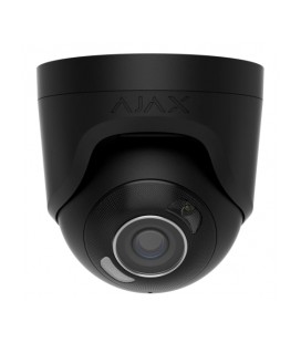 8 Mp IP охранная видеокамера с гибридной подсветкой Ajax TurretCam HL (8 Mp/2.8 mm) Black