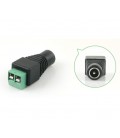Разъем для подключения питания DC-F (D 5,5x2,1мм) с клеммами под кабель Q100