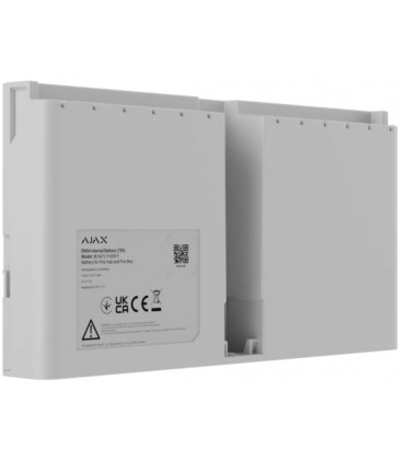 Перезаряжаемая Li-ion батарея Ajax EN54 Internal Battery (72h) для EN54 Fire Hub и EN54 Fire ReX, White