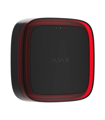 Беспроводной световой адресный пожарный оповещатель Ajax EN54 FireProtect (VAD) Jeweller Black