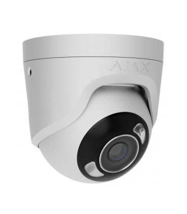 5 Mp IP охранная видеокамера с гибридной подсветкой Ajax TurretCam HL (5 Mp/4 mm) White