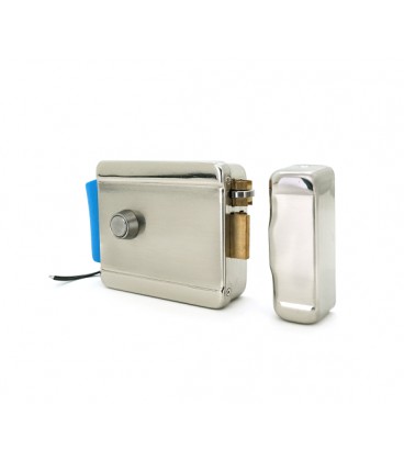 Электромеханический замок YLK-1073D, 12V, одна сердцевина, стальной корпус, 'правый' (148х107х60 мм)