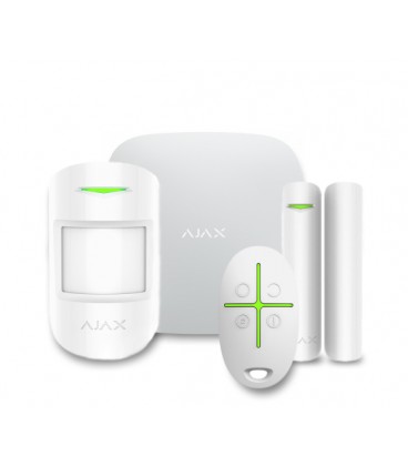 Комплект беспроводной сигнализации Ajax StarterKit 2 white ( Hub 2/MotionProtect/DoorProtect/SpaceControl )