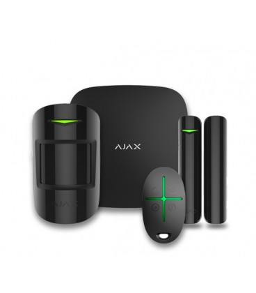 Комплект беспроводной сигнализации Ajax StarterKit 2 black ( Hub 2/MotionProtect/DoorProtect/SpaceControl )