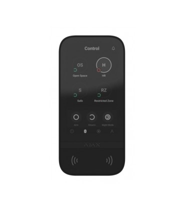 Беспроводная сенсорная клавиатура Ajax KeyPadTouchScreen black