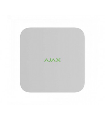 Сетевой видеорегистратор Ajax NVR (8ch) white, разрешенние до 4К, поддержка ONVIF/RTSP, декодирование H.265/H.264, емкость до 16
