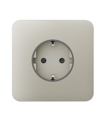 Передняя панель для встроенной розетки Ajax SoloCover (basic) Ivory