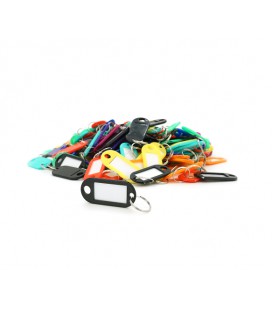 Номерная бирка NumberTag для ключей MiX цветов, 48*22мм, упаковка 200шт