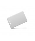 Безконтактна карта IC MIFARE 13,56 МГц(1K), толщина 1,6 мм. Колір білий. З прорізом