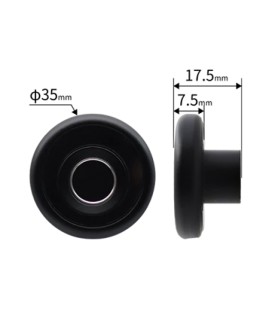 Электронный замок PiPo PF120S+PBF20 для шкафчиков и выдвижных ящиков с отпечатком пальца,3×AAA, Φ35x17.5 mm