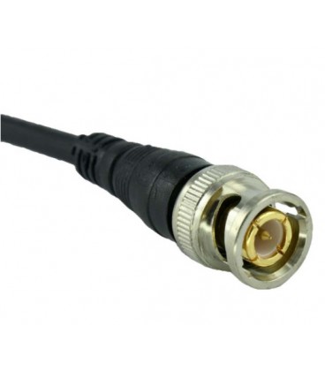 Разъем питания двухжильный BNC-M &gt, кабель длиной 15см, Black, OEM Q50