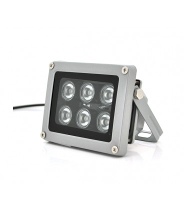 Прожектор направленный с сумеречным датчиком YOSO 12V 12W, 6LED, IP66, угол обзора 60°,дальность до 30м, 113*84*86мм, BOX