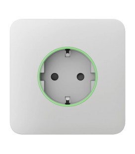 Передняя панель для встроенной розетки Ajax SoloCover (smart) White