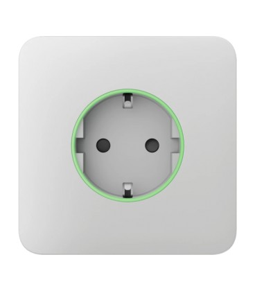 Передняя панель для встроенной розетки Ajax SoloCover (smart) White