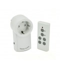 Настенная розетка RCS-5979/10A с беспроводным пультом управления 220V, 3.5kW, управление по радиоканалу 315 Мгц