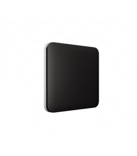 Кнопка для одноклавишного или проходного выключателя Ajax SoloButton (1-gang/2-way) black