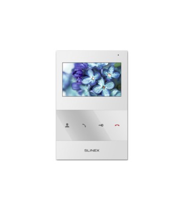 Аналоговый видеодомофон Slinex SQ-04 (white), 4,3” цветной TFT экран, 119×175×21 мм