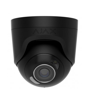 5 Mp IP охранная видеокамера с гибридной подсветкой Ajax TurretCam HL (5 Mp/2.8 mm) Black