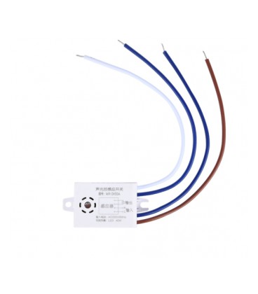 Электронный выключатель освещения с датчиком звука и освещенности MR-SK50A /220V/50Hz Led 40W ( управление хлопком) Q800