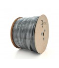 Кабель коаксиальный с питанием RITAR B305-RG690CCA+2x0.5mm CU, 1,02 мм.CCA, 64x0.12m CCA, 75 Ом, FPE, оболочка 6,91мм черны PVC,