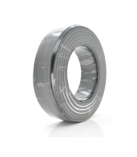 Кабель коаксиальный с питанием RITAR B100-RG690CCA+2x0.5mm CU, 1,02 мм.CCA, 64x0.12m CCA, 75 Ом, FPE, оболочка 6,91мм черны PVC,