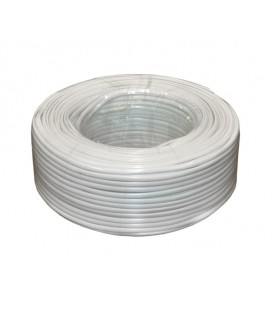 Кабель коаксиальный RITAR RG6U-32W, 0,90 мм.CCS, 32x0.12m CCA желтый экран, 75 Ом, FPE, оболочка 6,8мм белая PVC, бухта 100м Q6