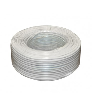 Кабель коаксиальный RITAR RG6U-32W, 0,90 мм.CCS, 32x0.12m CCA желтый экран, 75 Ом, FPE, оболочка 6,8мм белая PVC, бухта 100м Q6