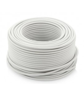 Кабель ПВС 4х1 Белый бухта 100 метров цена за бухту