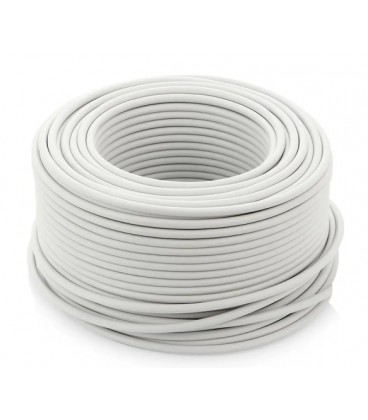 Кабель ПВС 4х1 Белый бухта 100 метров цена за бухту
