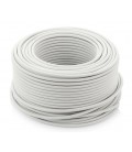 Кабель ПВС 4х1 Белый бухта 100 метров цена за бухту