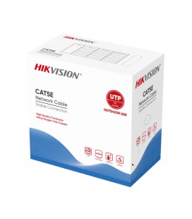 Кабель витая пара Hikvision (для внешней прокладки) UTP CAT 5E DS-1LN5EO-UU/E