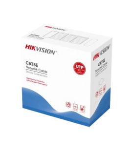 Кабель витая пара Hikvision (для внутренней прокладки) 24AWG UTP CAT 5E DS-1LN5E-S