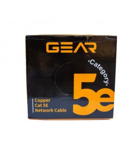 Кабель витая пара GEAR FTP 4x2x0,51 Cat5E, CU Premium, для внутренних работ, 305m
